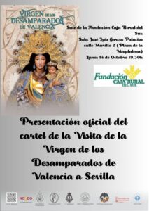 Presentación del cartel oficial de la Visita de la Virgen de los Desamparados